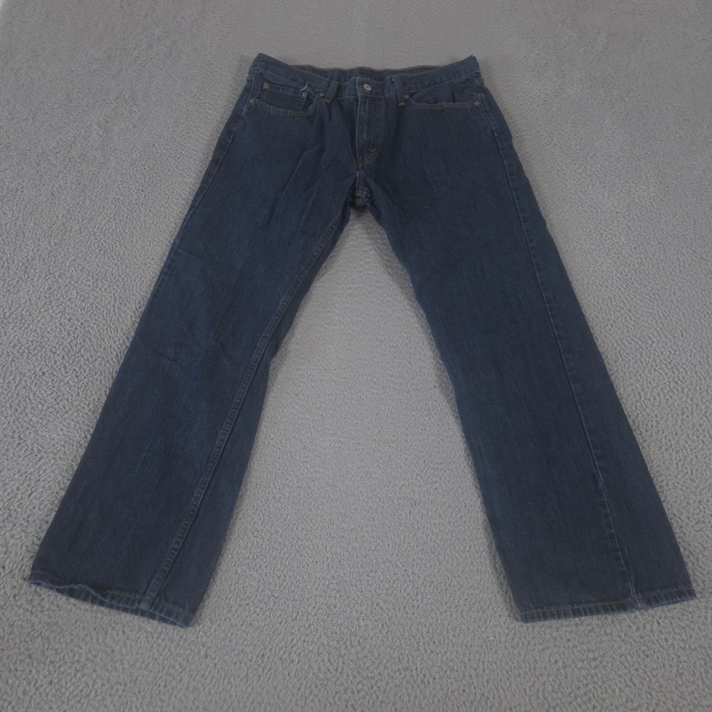 Levi's Jeans Mens‎ 36x32 Blue 559 Relaxed Straight Dark Wash Cotton Denim Pants